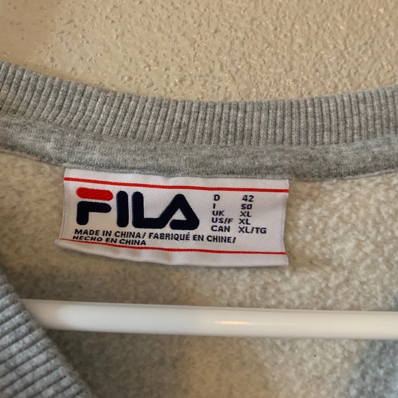 Fila Grey Crewneck - Picture 3 of 3